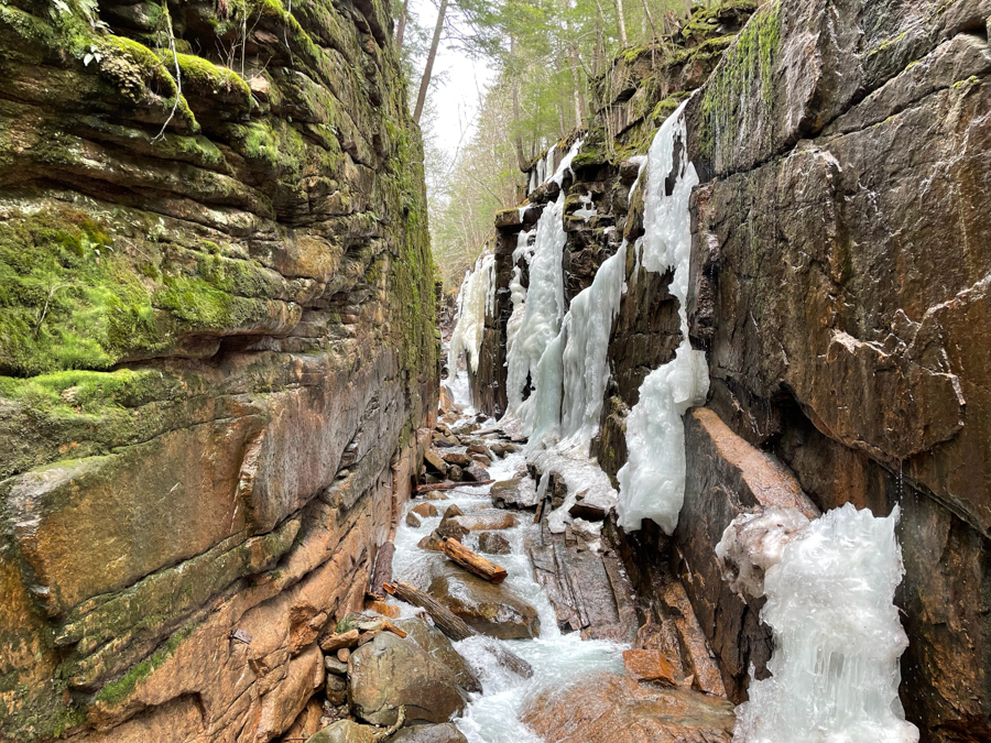 Flume Gorge – Partially Melted