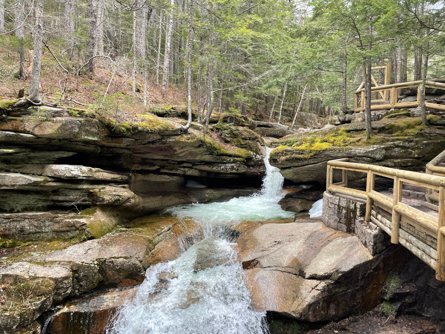 Sabbaday Falls, Rocky Gorge, Lower Falls